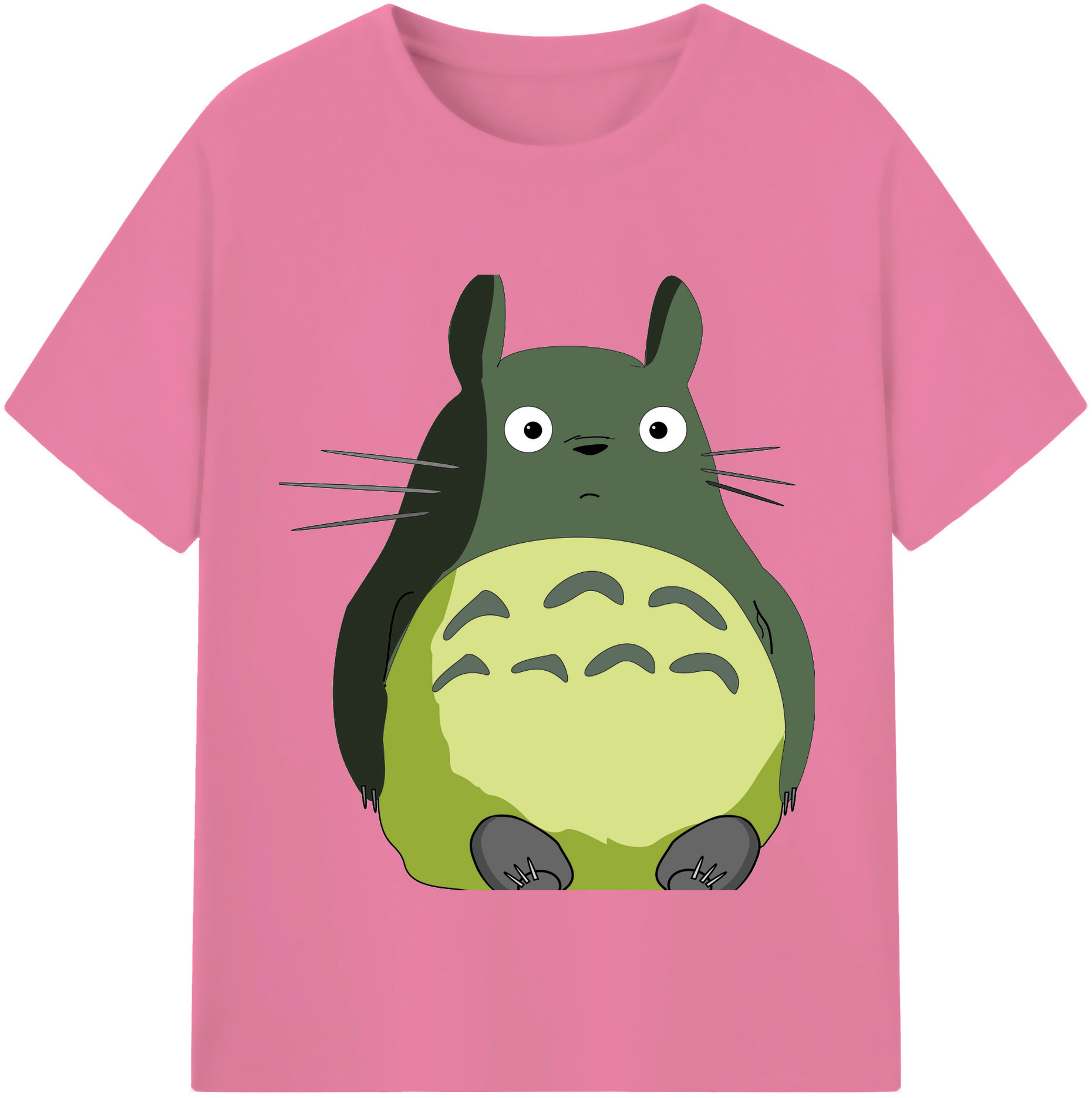 （画像用） となりのトトロ 草壁メイ 草壁サツキ My Neighbor Totoro Satsuki Kusakabe Mei Kusakabe 綿100％半袖Tシャツ（フロントプリント）